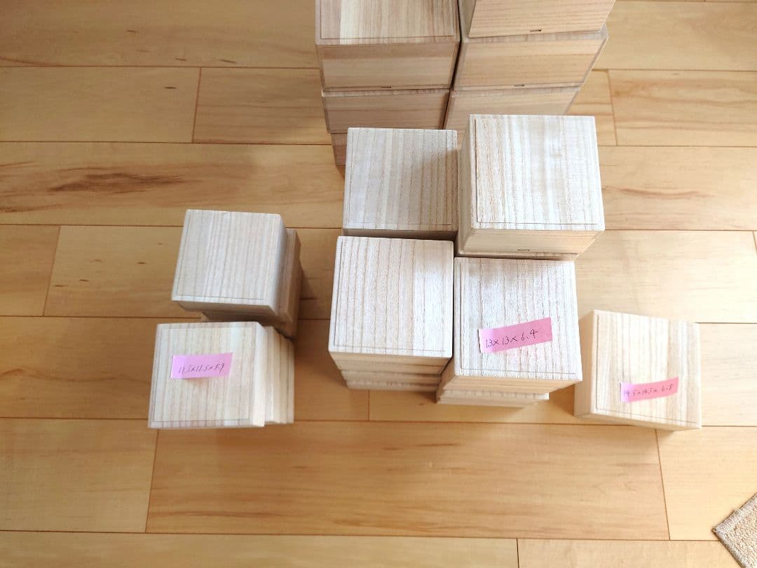 最終値下げ価格【新品】桐箱　工芸品日本製　木製桐箱30個セットまとめ売り