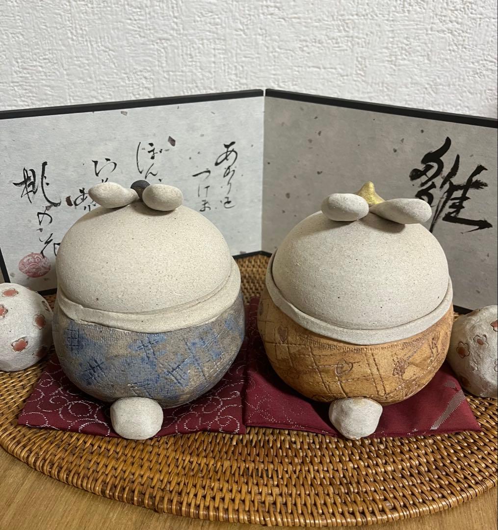 ☆焼物　雛人形　うさぎ