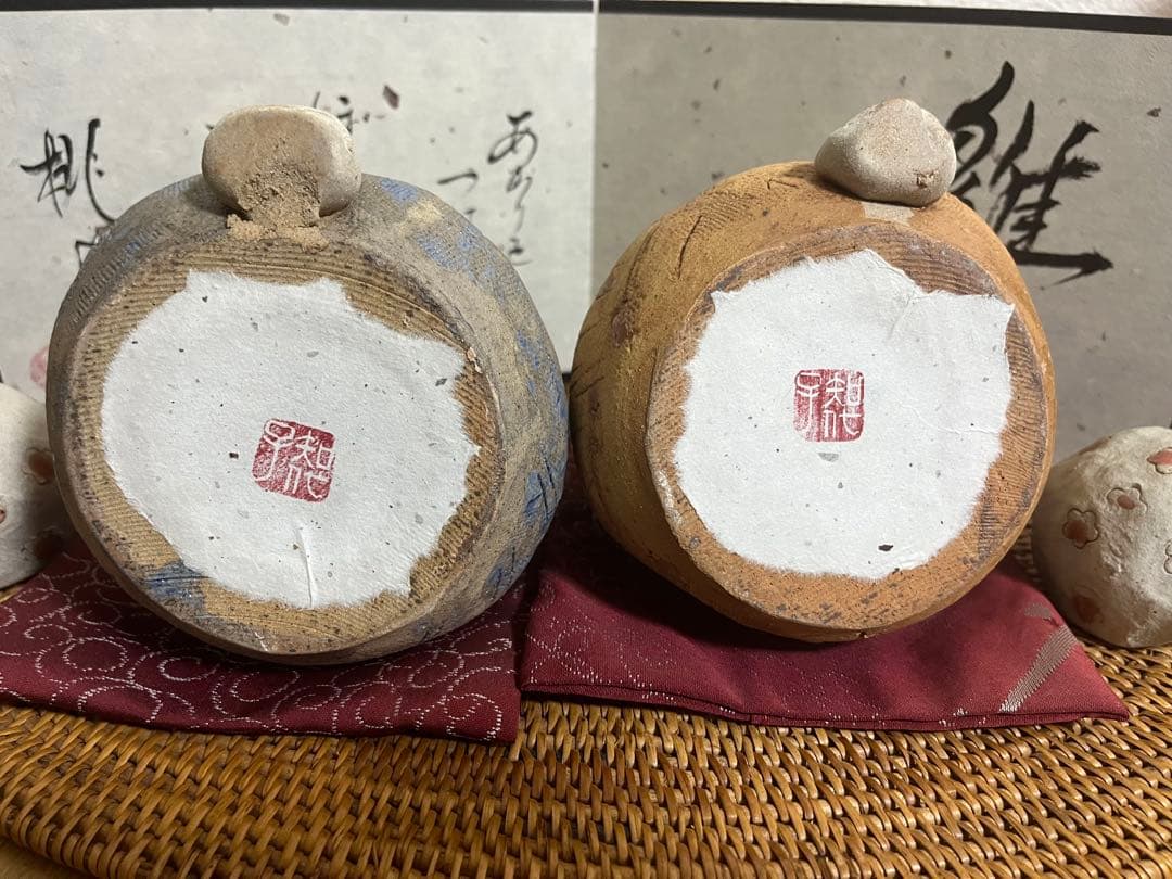 ☆焼物　雛人形　うさぎ