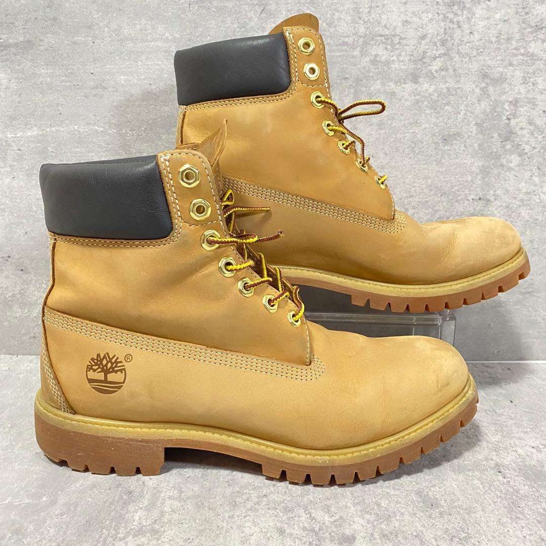 【美品】Timberland プレミアムブーツ 10061 ウォータープルーフ
