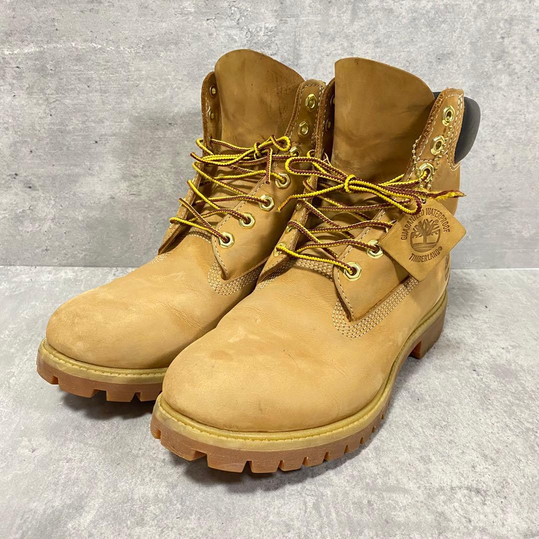 【美品】Timberland プレミアムブーツ 10061 ウォータープルーフ