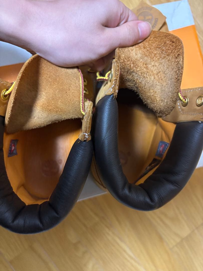 Timberland 6インチ プレミアム イエローブーツ　27cm