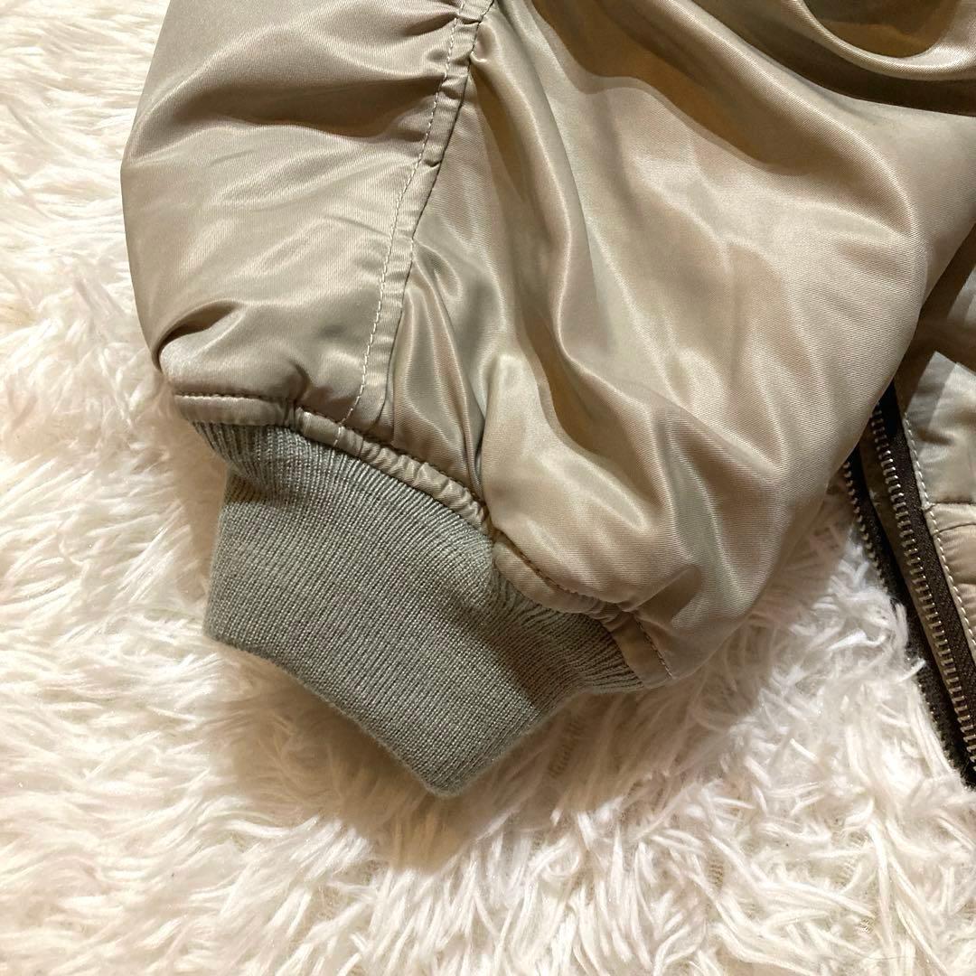 【良品】 メゾンスペシャル MA-1 フライトジャケット シルバー サイズ1