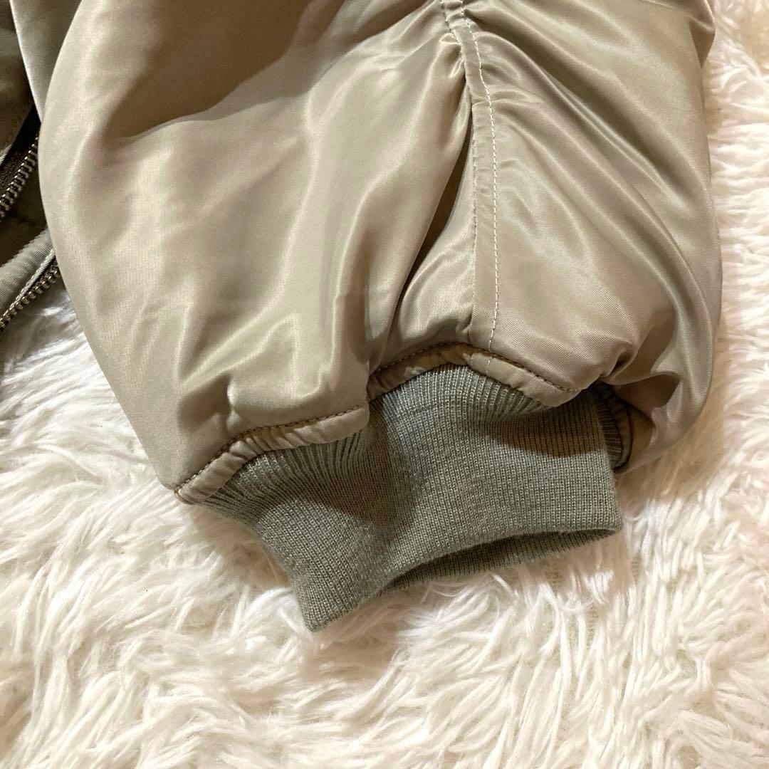 【良品】 メゾンスペシャル MA-1 フライトジャケット シルバー サイズ1