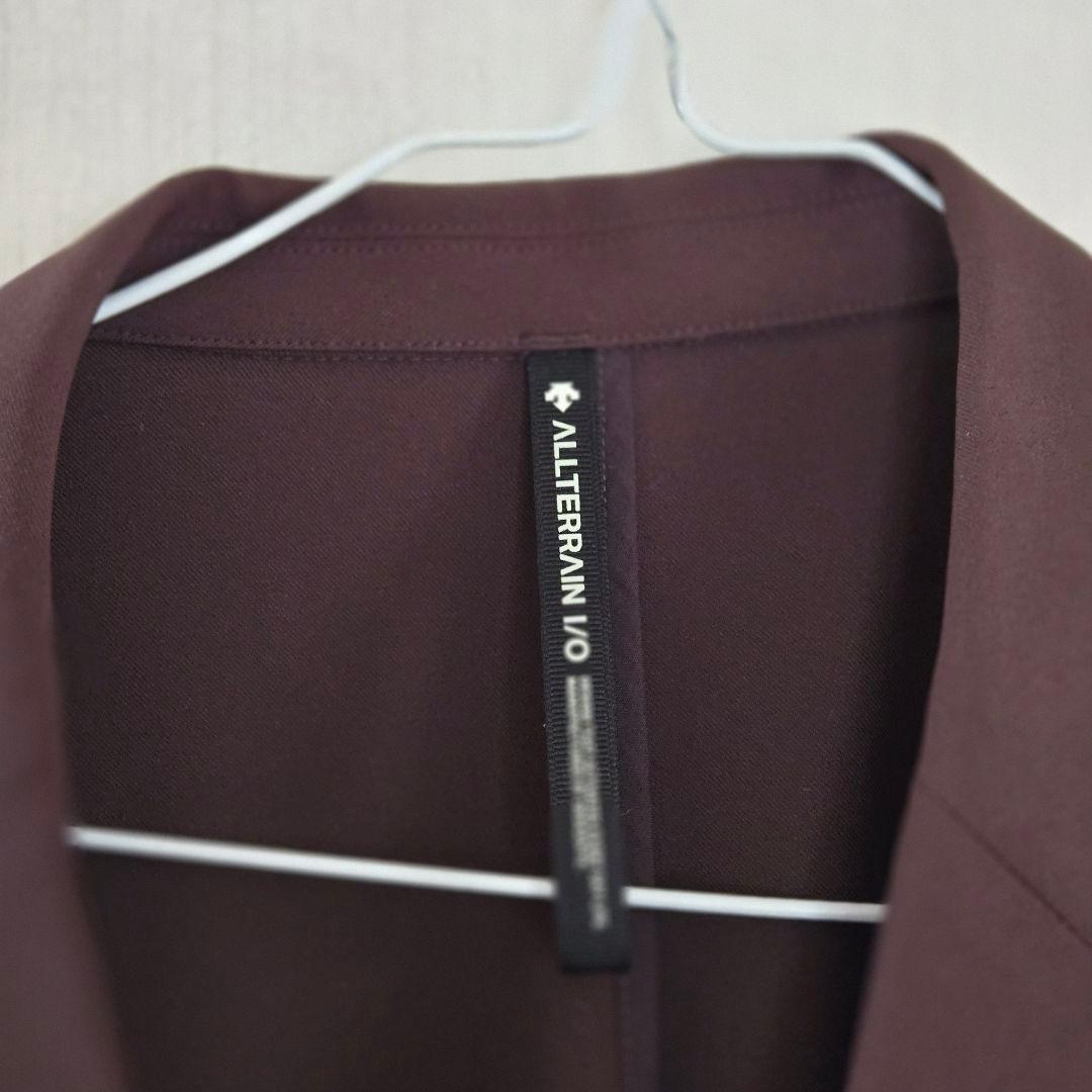 年末年始セール　DESCENTE I/O ダークブラウン テーラードジャケット