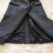 極美品✨️マックスマーラ MAX&Co ヘリンボーン 女優襟ロングコート 38