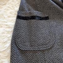 極美品✨️マックスマーラ MAX&Co ヘリンボーン 女優襟ロングコート 38