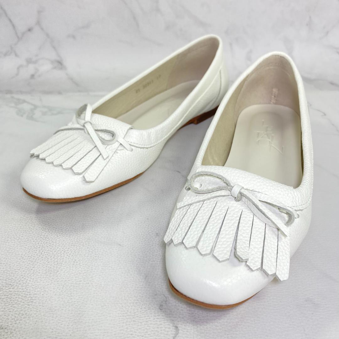 【みっこ 様】LE TALON レザーキルトタッセルフラット