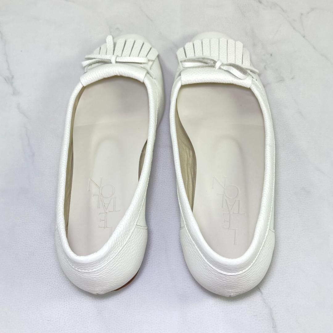 【みっこ 様】LE TALON レザーキルトタッセルフラット