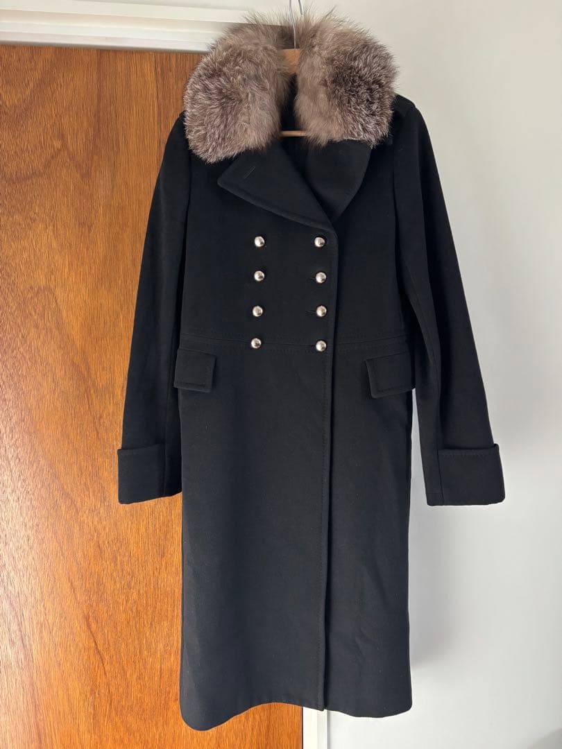 ARTISAN カシミヤ100% フォックスファー付ロングコート II