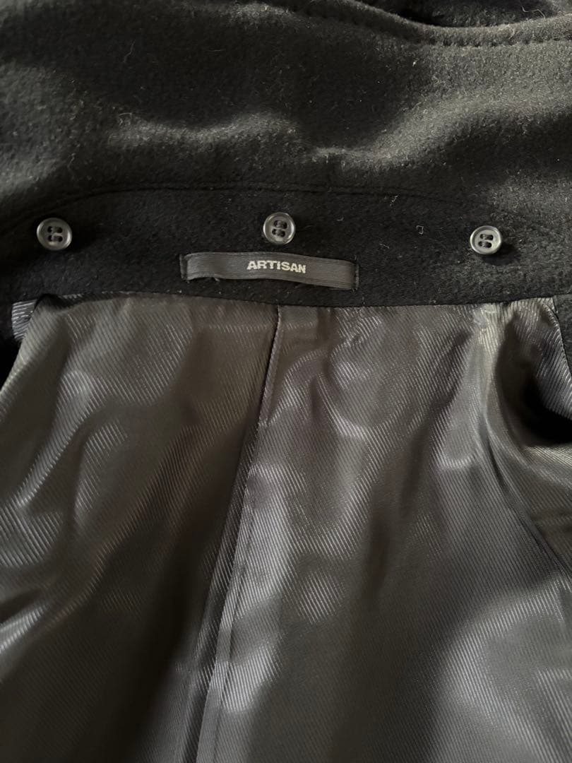 ARTISAN カシミヤ100% フォックスファー付ロングコート II