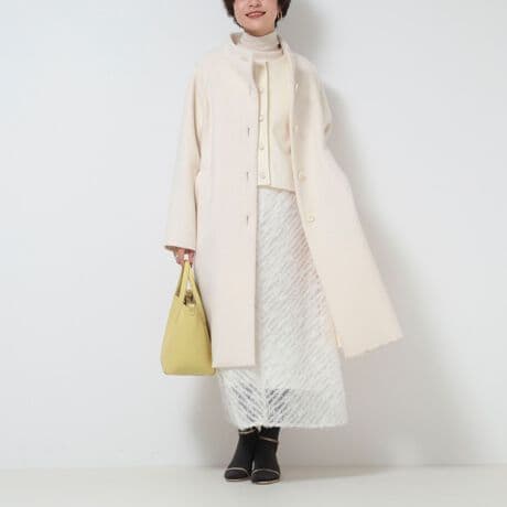 【いちご】【新品】ノーリーズ NOLLEY'S スタンドカラーコート