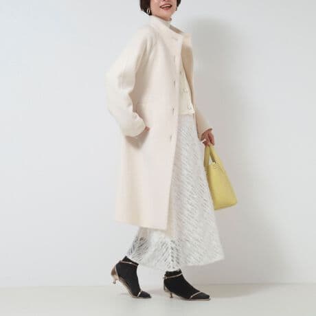 【いちご】【新品】ノーリーズ NOLLEY'S スタンドカラーコート