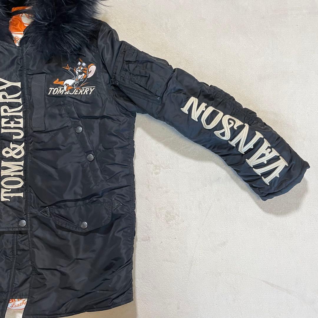 VANSON N-3B トムとジェリー　フライトジャケット　M