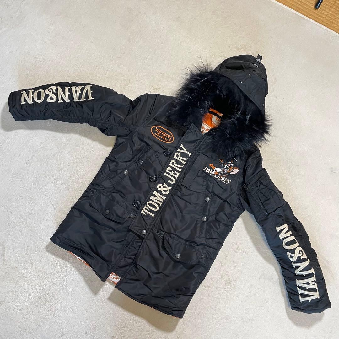 VANSON N-3B トムとジェリー　フライトジャケット　M