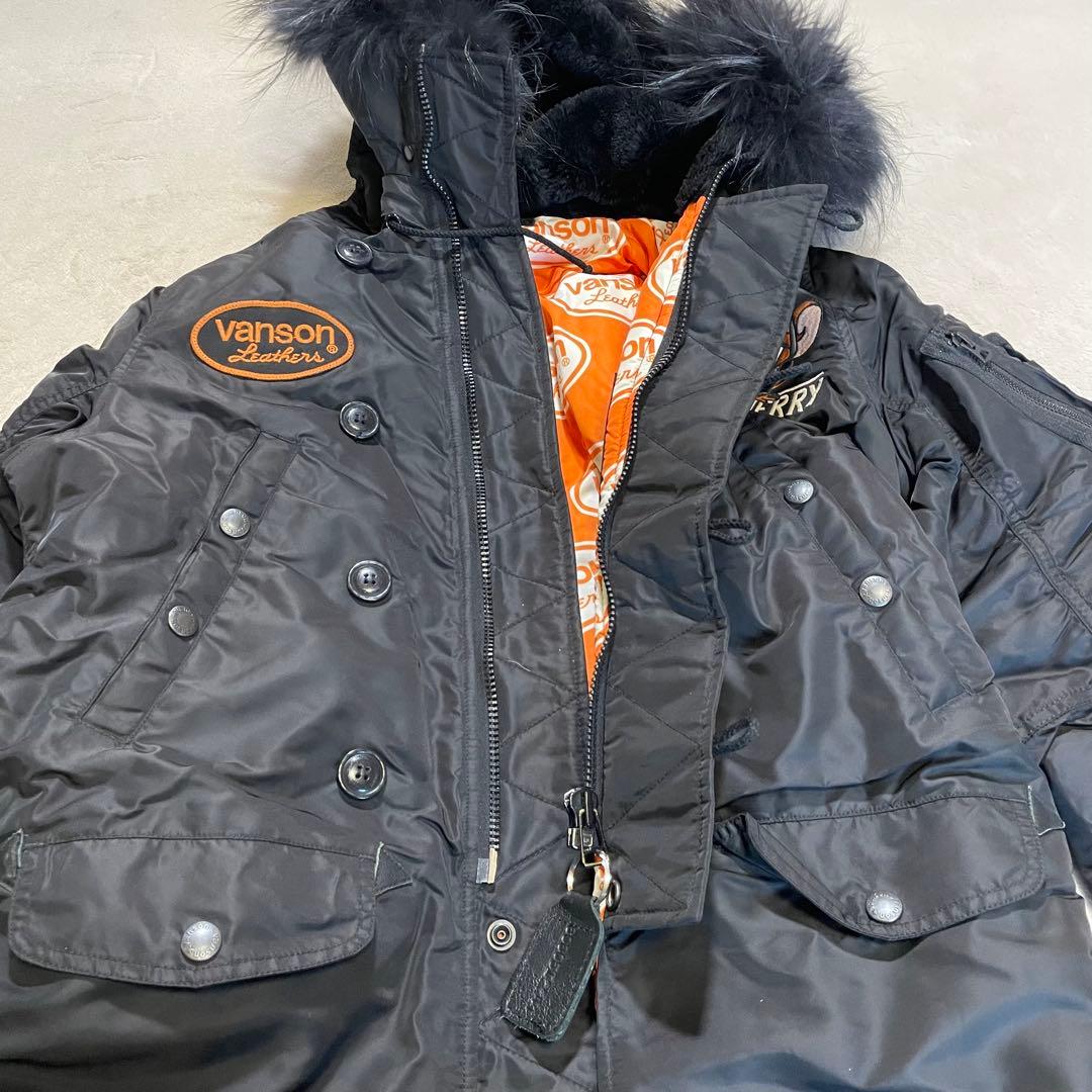VANSON N-3B トムとジェリー　フライトジャケット　M