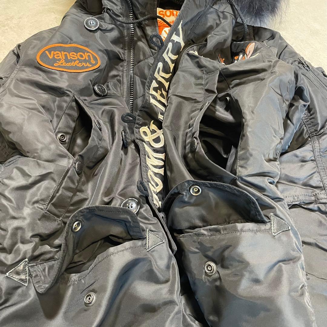VANSON N-3B トムとジェリー　フライトジャケット　M