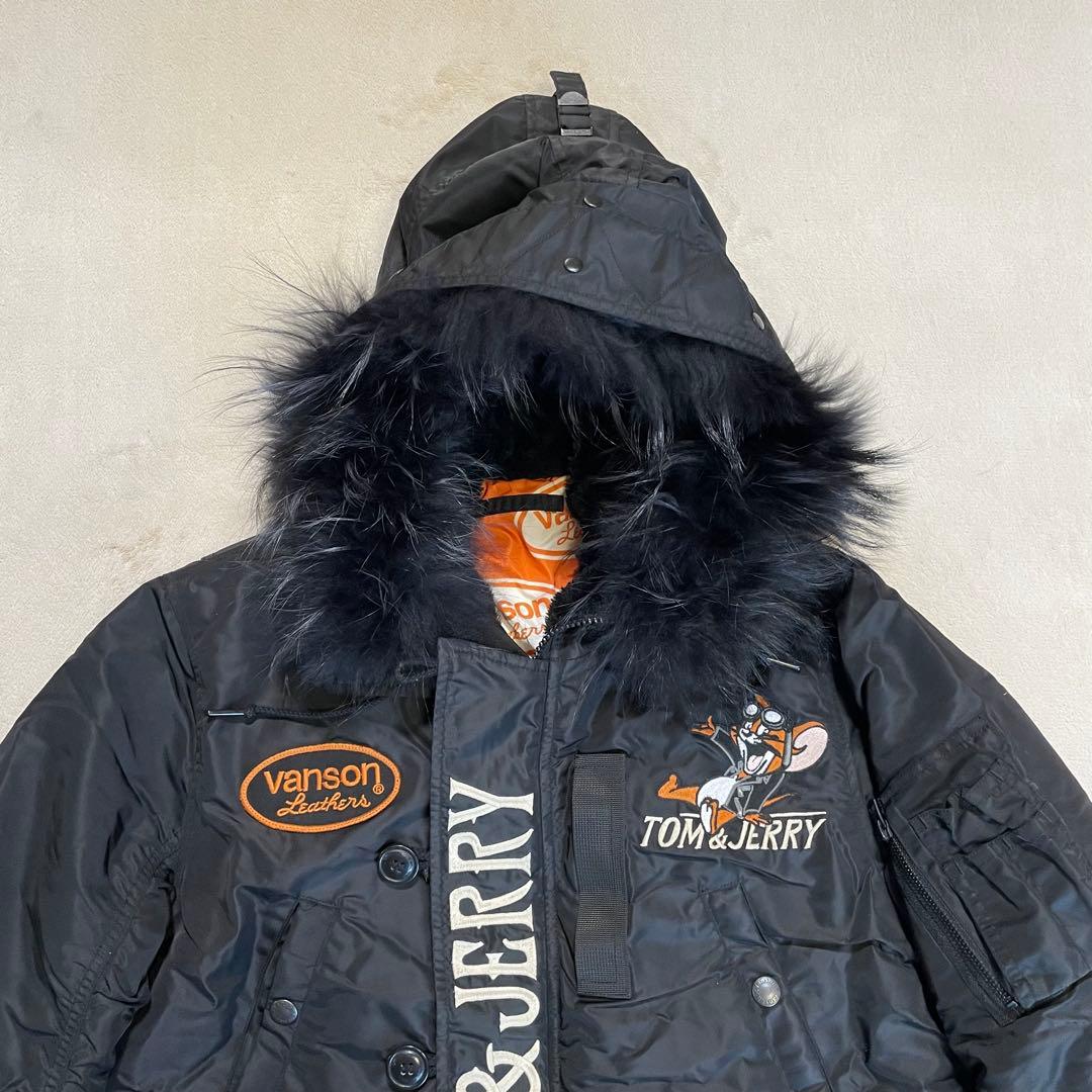 VANSON N-3B トムとジェリー　フライトジャケット　M