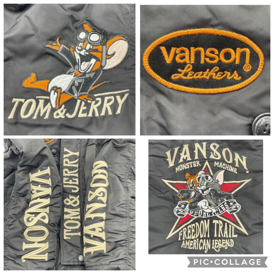VANSON N-3B トムとジェリー　フライトジャケット　M