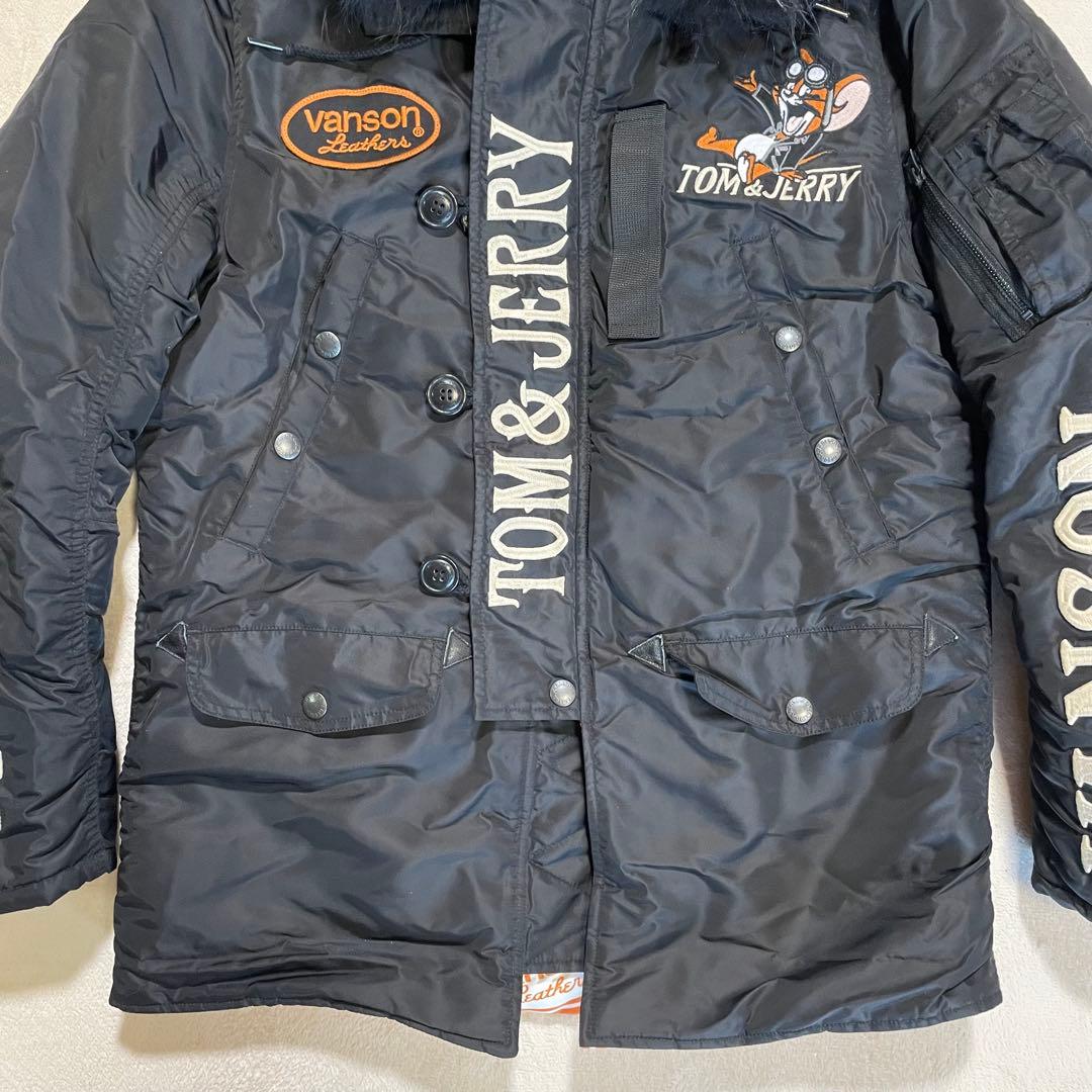 VANSON N-3B トムとジェリー　フライトジャケット　M