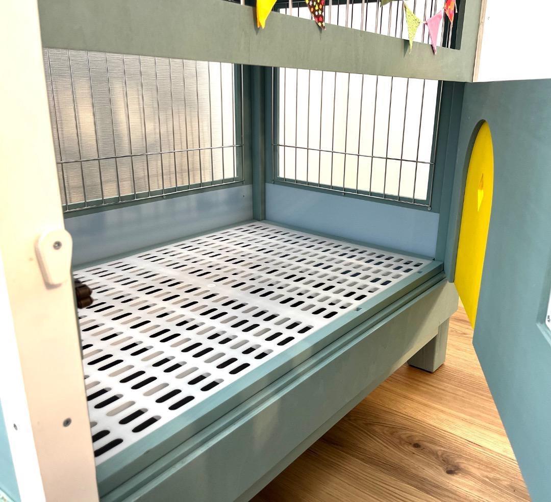 ＊訳あり激安【もちつき】壱番館　北欧デザインペットハウス　うさぎ用ケージ　可愛い