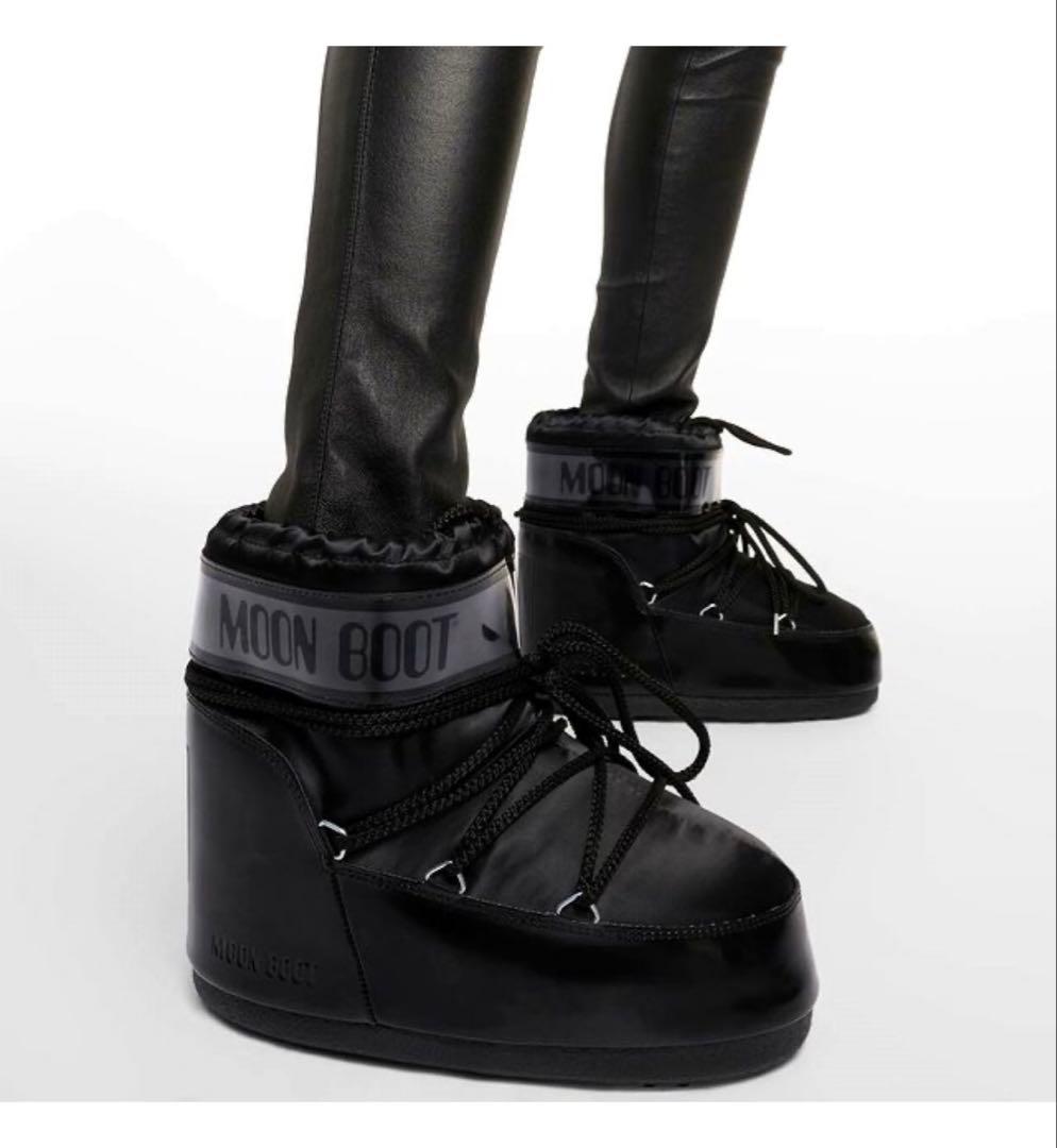 新品 MOON BOOT ムーンブーツ ICON LOW スノーブーツ ブラック