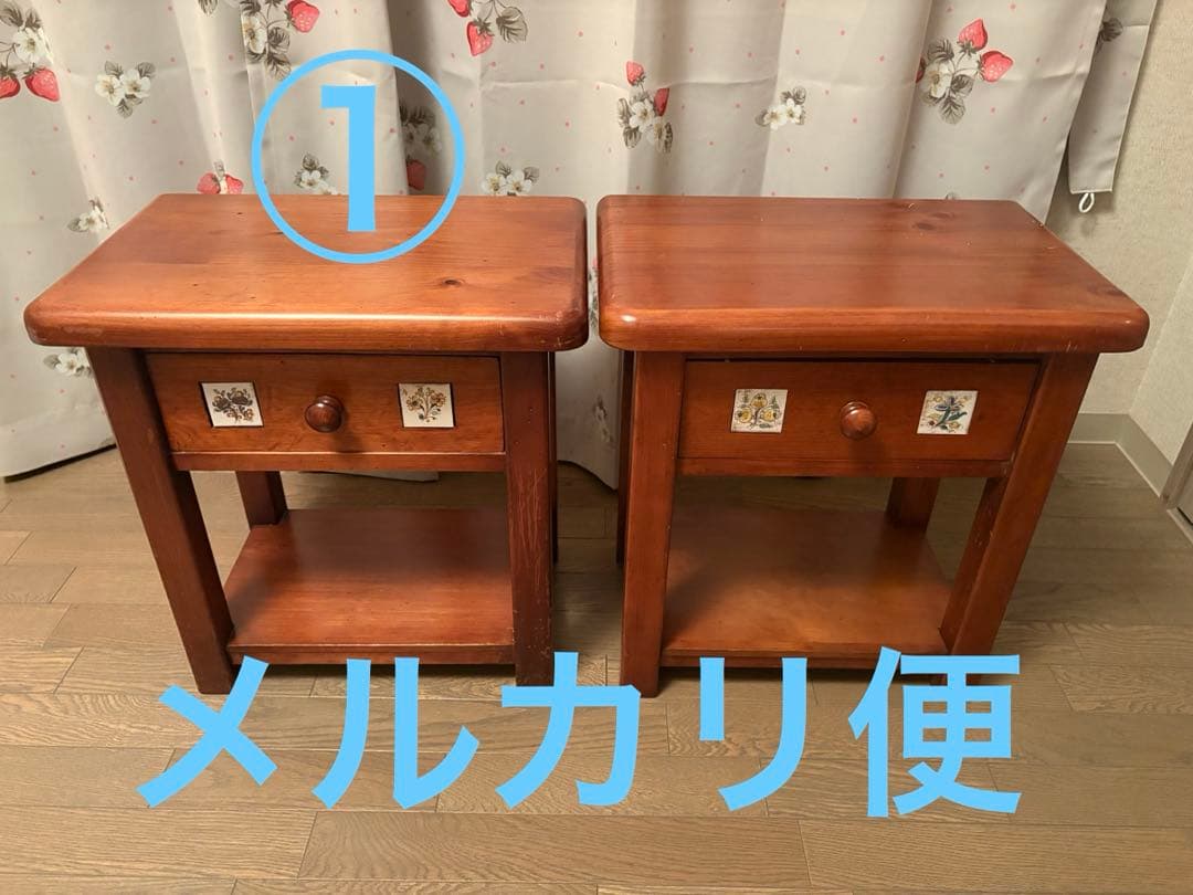 【売切価格】アクタス取扱 スペイン タイル サイドテーブル①