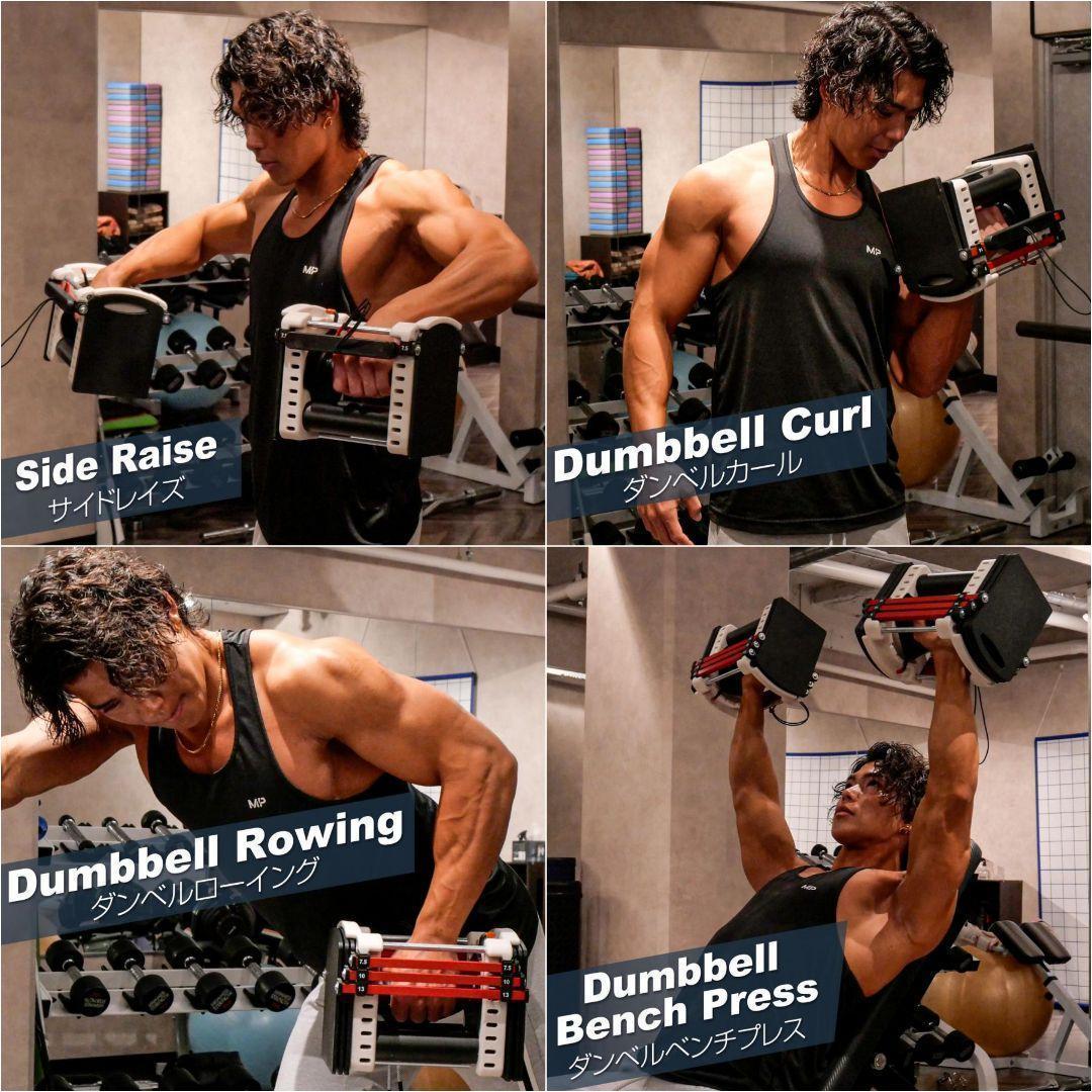 パワーブロック ダンベル 可変式ダンベル 42kg 2個セット 2393