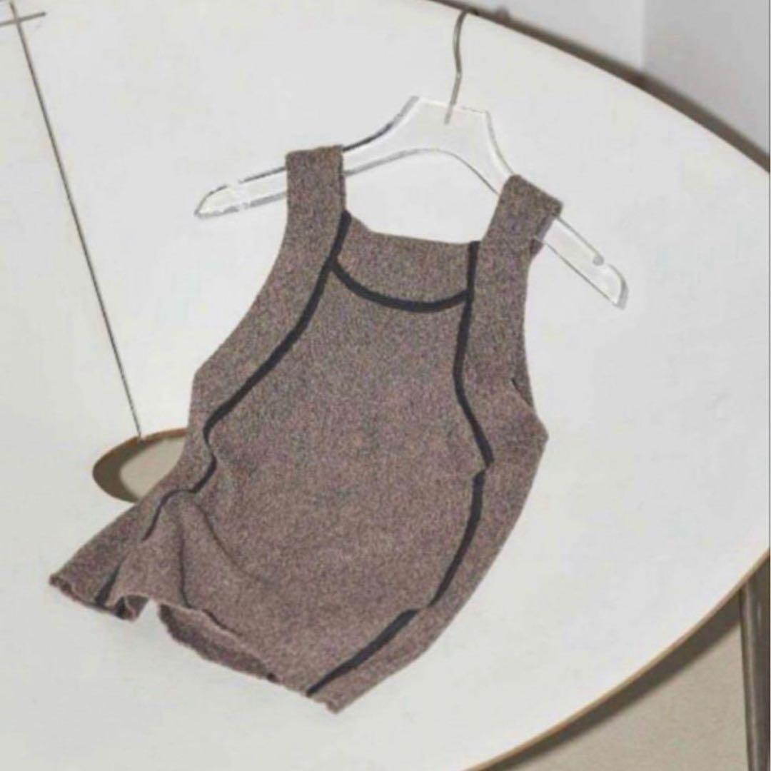 トップス TODAYFUL Mix Knit Tanktop