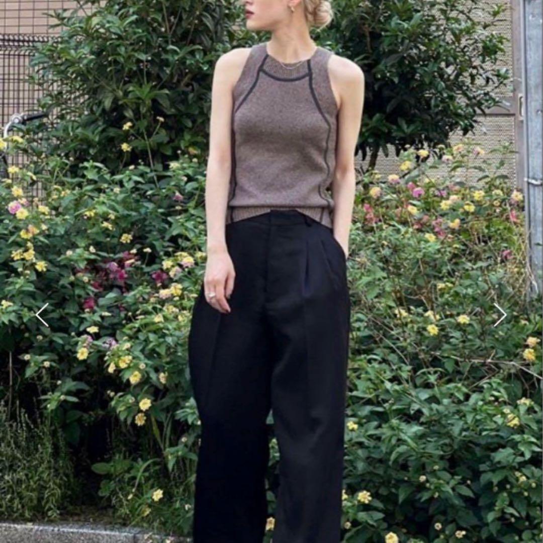 トップス TODAYFUL Mix Knit Tanktop