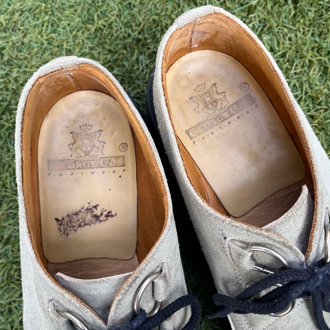 E COX／ジョージコックス／ラバーソール／イングランド製／3588