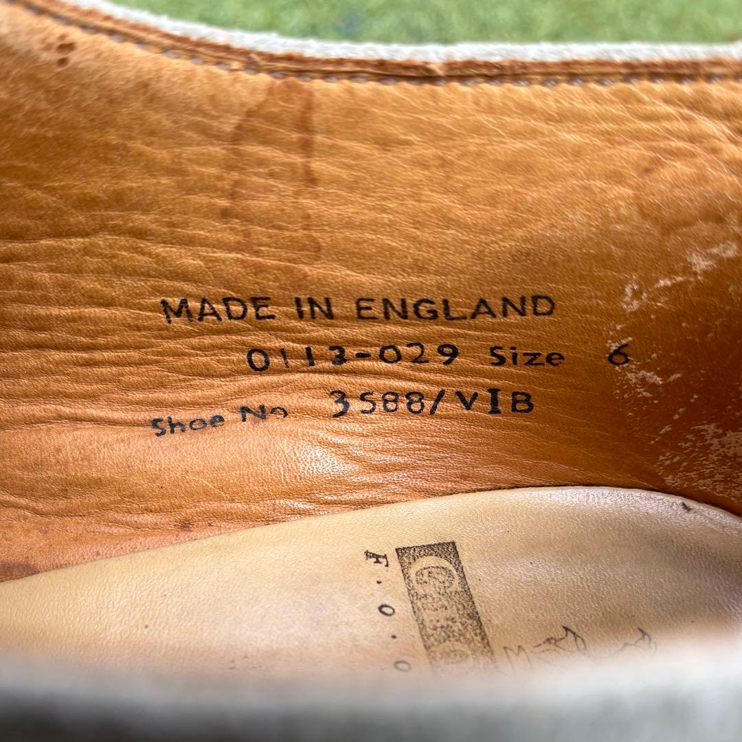 E COX／ジョージコックス／ラバーソール／イングランド製／3588