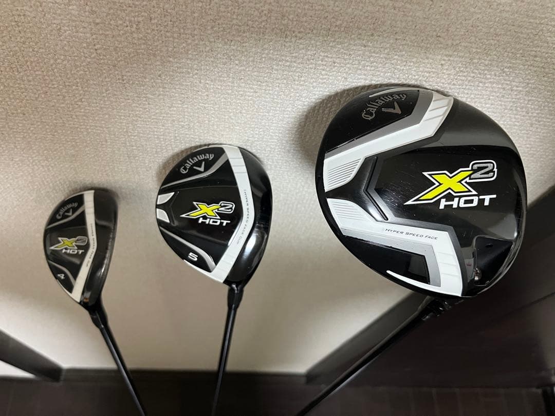 キャロウェイ X2HOT・3本セット（ドライバー/5w/4u）flex S