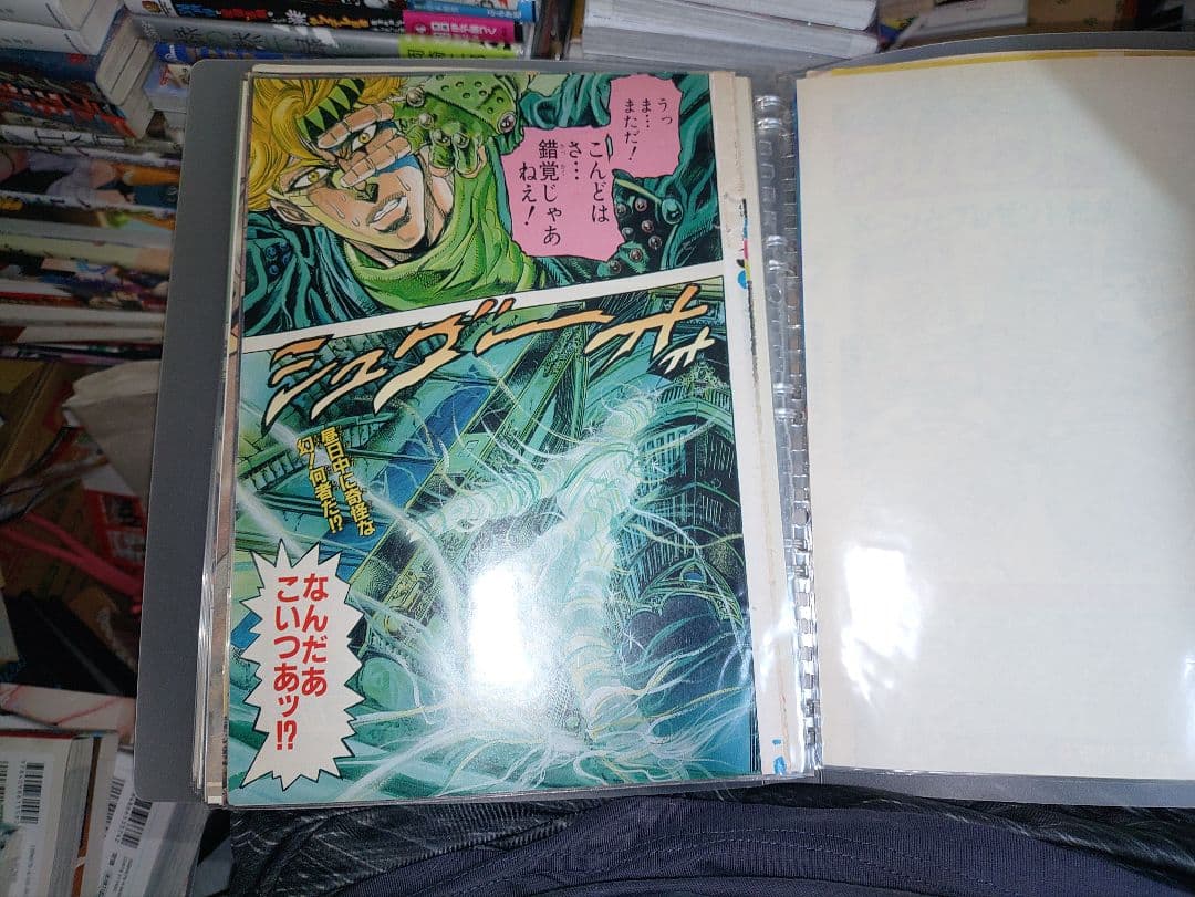 ジョジョの奇妙な冒険 メモリアルカード10枚+ 第2〜3部カラーページ切り抜き