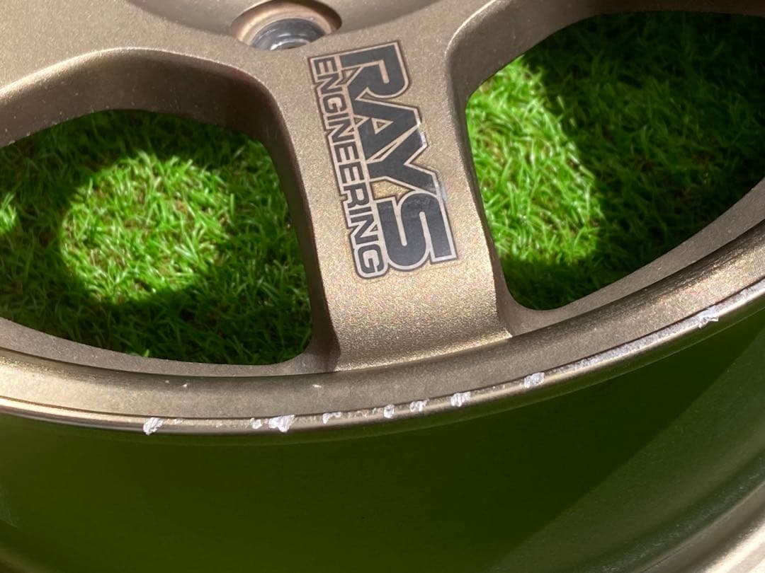 AZ-1のフロントで使用 RAYS TE37 14インチ6J114.3ホイール