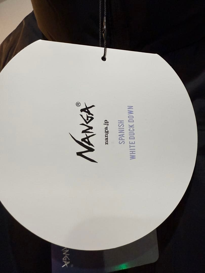 ナンガ　オーロラテック　ダウンベスト　ブラック/Lサイズ　未使用品