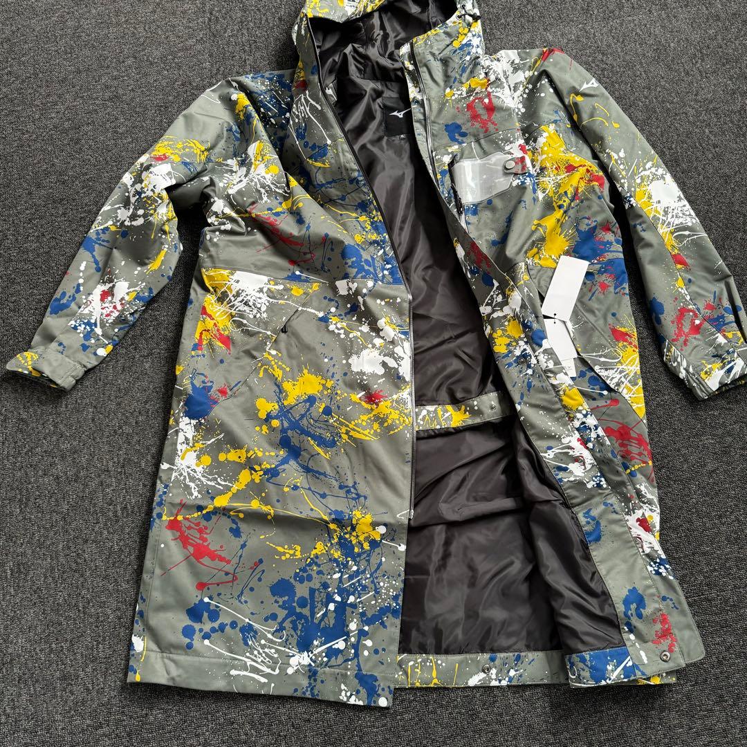 新品未使用　ミズノ　2way ウェア　ポンチョ　ジャケット　パスケース付き