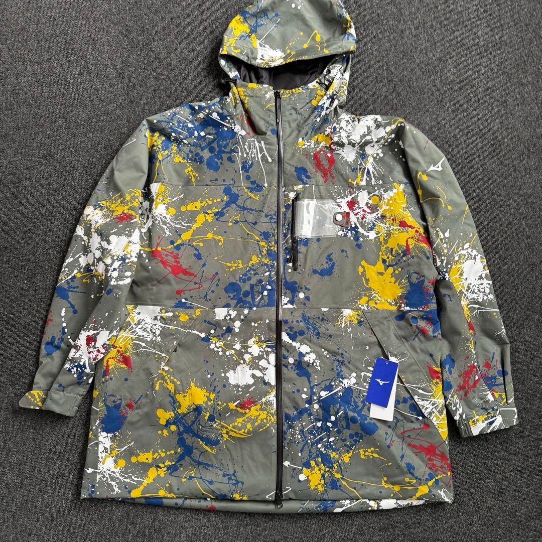 新品未使用　ミズノ　2way ウェア　ポンチョ　ジャケット　パスケース付き