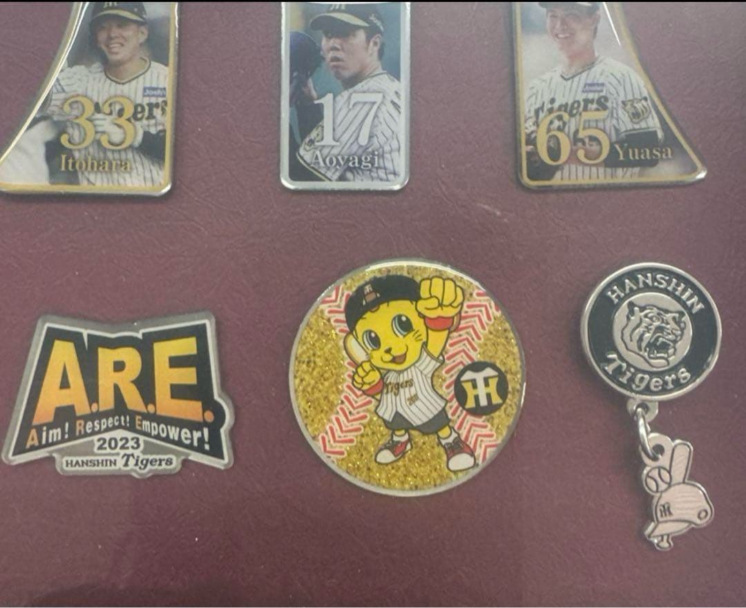 阪神タイガース　2023 プレミアムプラス ファンクラブ　ピンズ コンプリート
