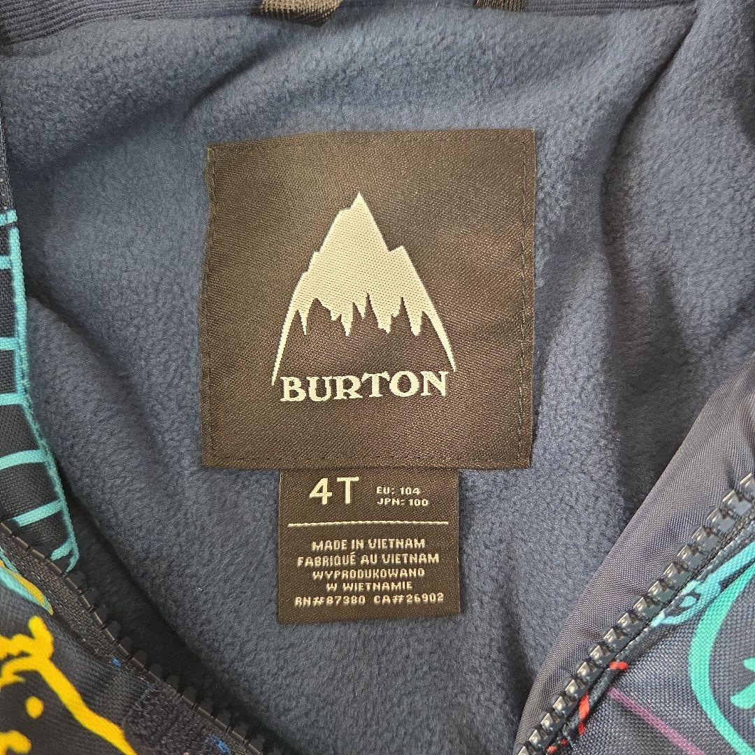 新品 バートン BURTON キッズ 100サイズ スノーウェア 4T つなぎ