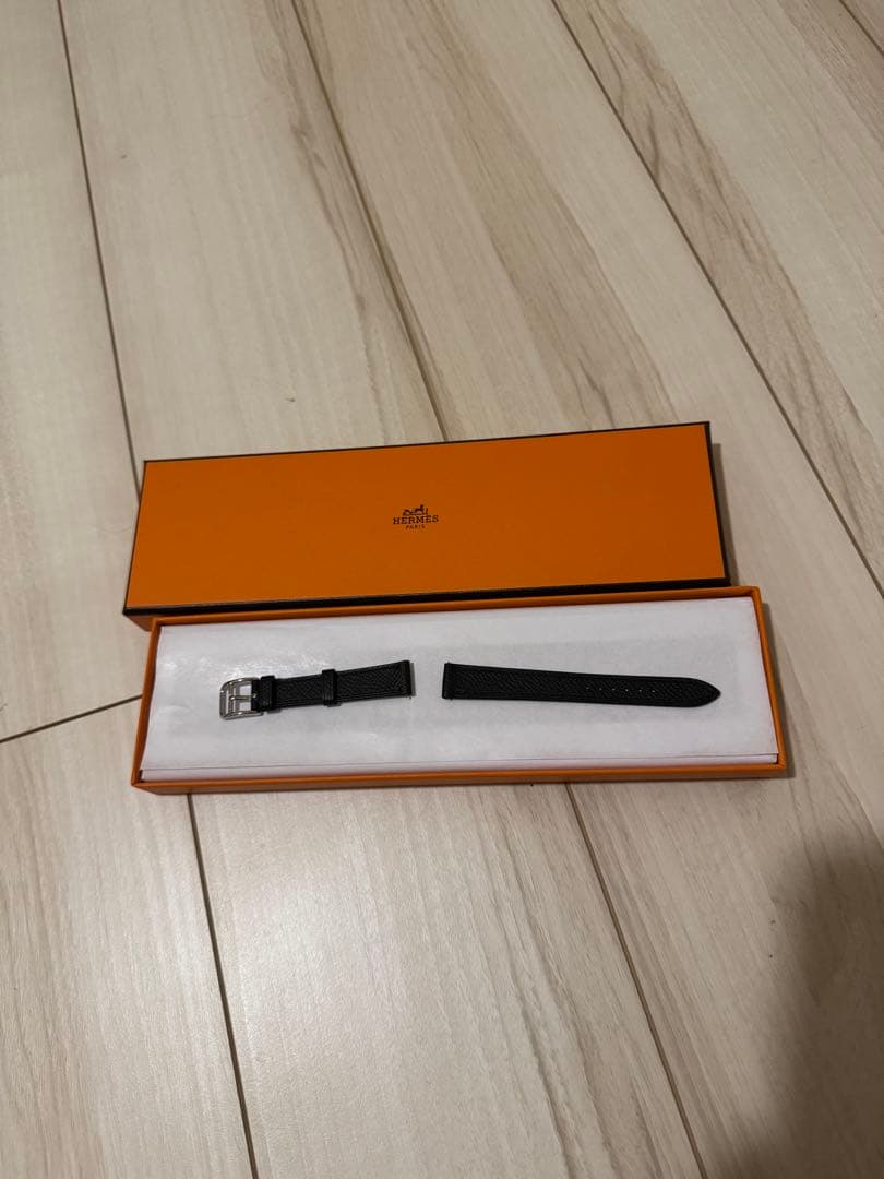 【HERMES/エルメス　ケープコッド用純正ベルト　ノワール 黒】