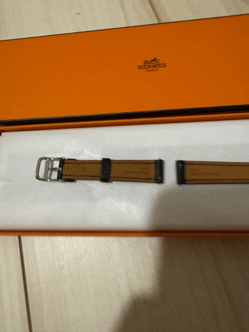 【HERMES/エルメス　ケープコッド用純正ベルト　ノワール 黒】