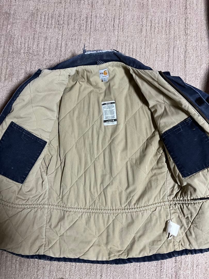 【最高襤褸】Carhartt FR ダックトラディショナル　ナス紺　M