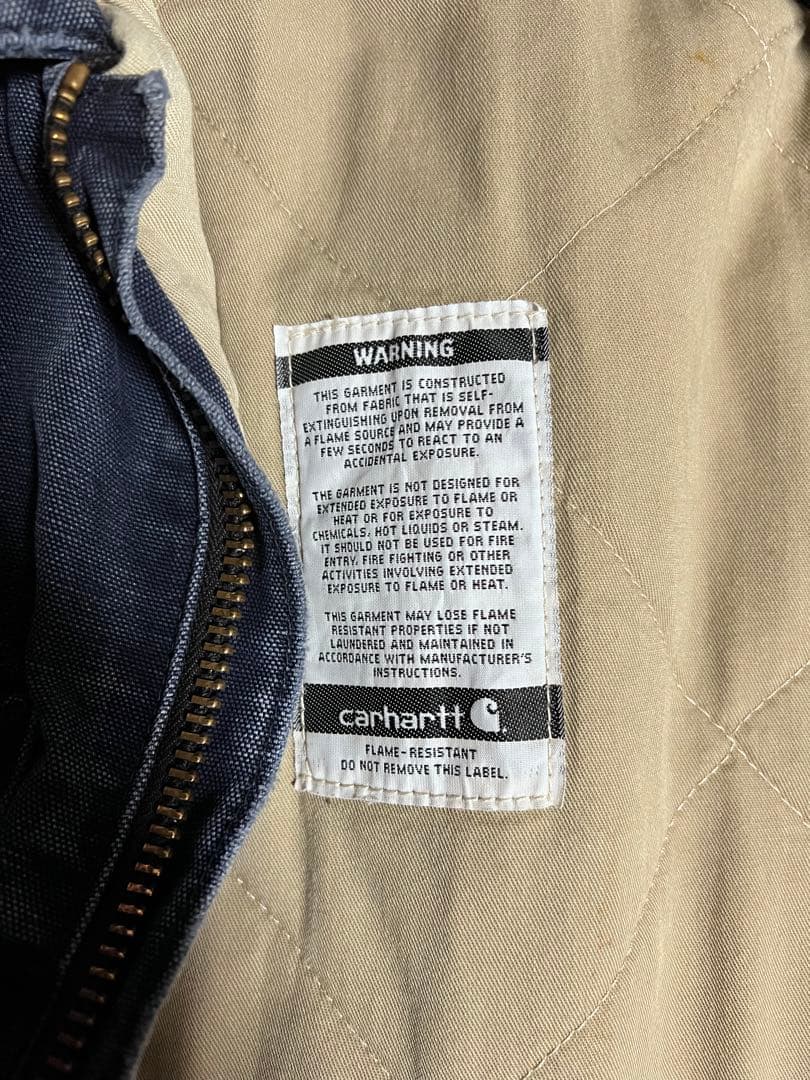 【最高襤褸】Carhartt FR ダックトラディショナル　ナス紺　M