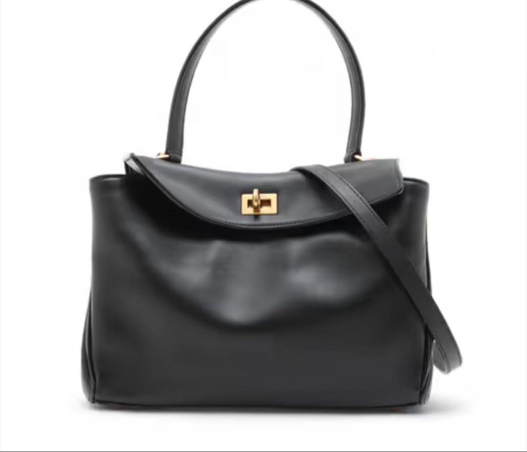 バレンシアガ　ロデオ　ハンドバッグ　スモール　ブラック　黒