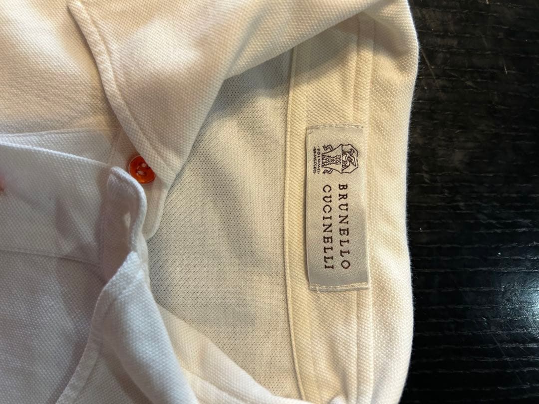 ち*こ様 BRUNELLO CUCINELLI ホワイトポロシャツ