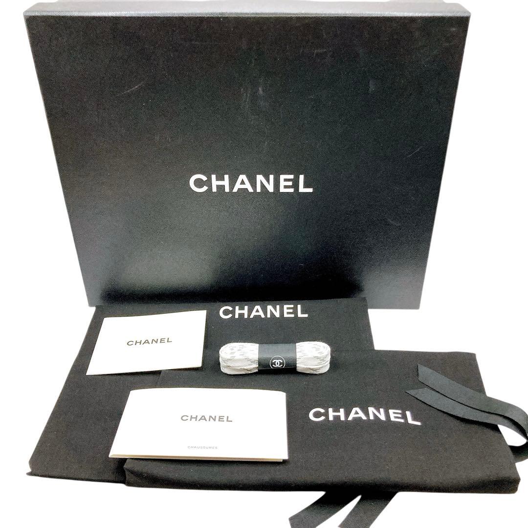 CHANEL✨シャネル　スニーカー　スエード　ココマーク　グレー　39 付属品付