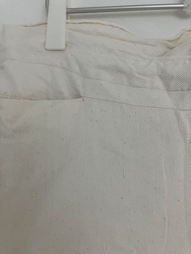 えみおわす　ダーツパンツ（カディデニム生成）