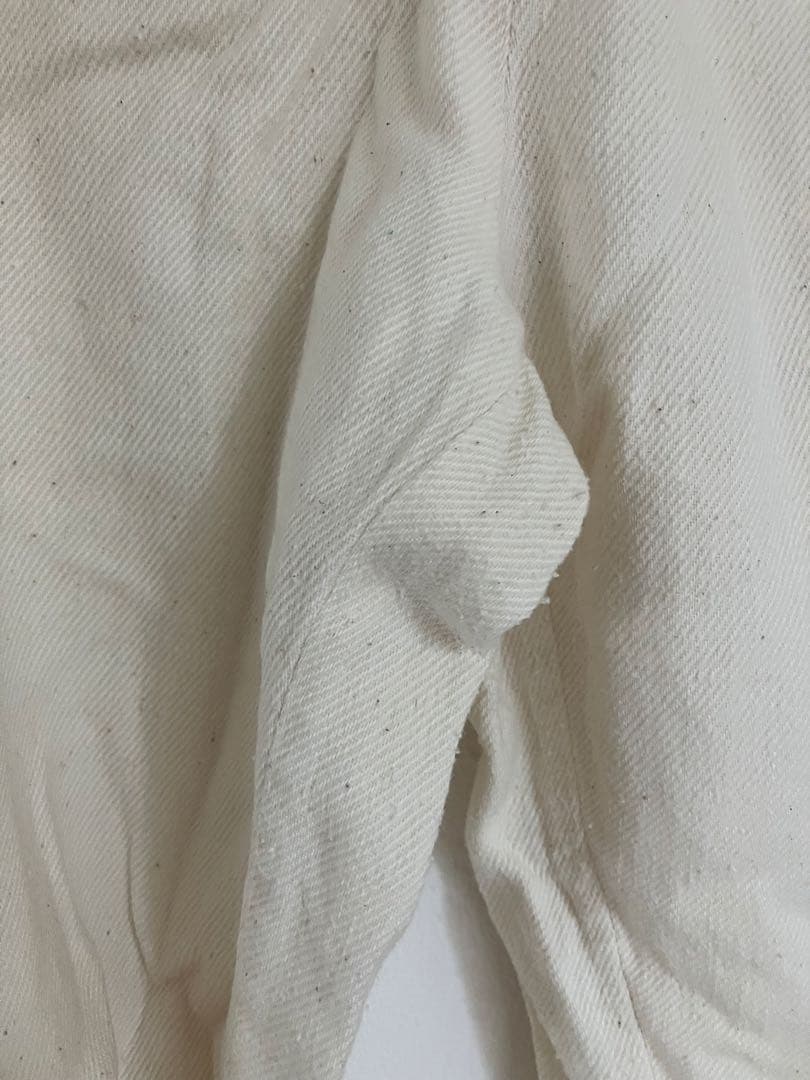 えみおわす　ダーツパンツ（カディデニム生成）