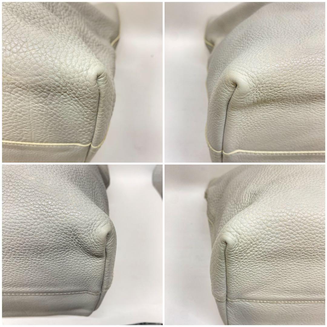 【美品】ボッテガヴェネタ トートバッグ グレー イントレチャート レザー